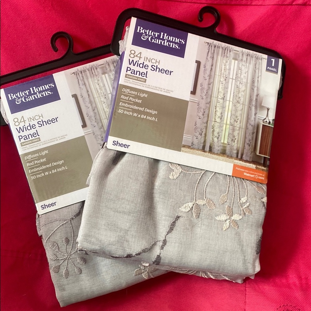 Better Homes & Gardens Sheer Curtain Panel